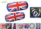 स्तंभ आकार ब्रिटेन ध्वज शीतल पॉलिएस्टर कार की सीट गर्दन नरम पीपी कपास के साथ तकिया